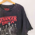 ウォッシュ加工 ムービープリントクルーネックTシャツ メンズ import:L