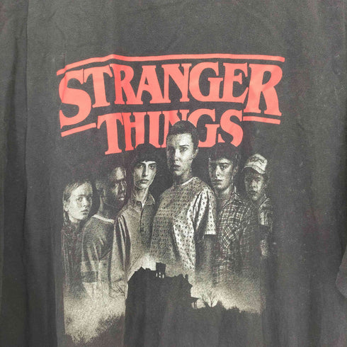ウォッシュ加工 ムービープリントクルーネックTシャツ メンズ import:L