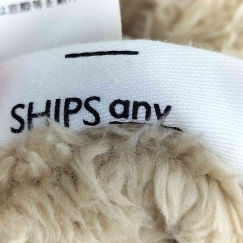 シップスエニィ SHIPS any 24aw キルティング × ボア リバーシブル スタンドカラー ブルゾン レディース ONE SIZE