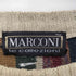 MARCONI マルコーニ ブルガリア製 3D 立体編みクルーネックニット メンズ XL