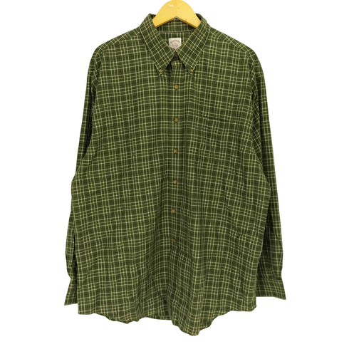 ブルックスブラザーズ BROOKS BROTHERS ALL COTTON グラフチェック BD L/S シャツ メンズ import:XL