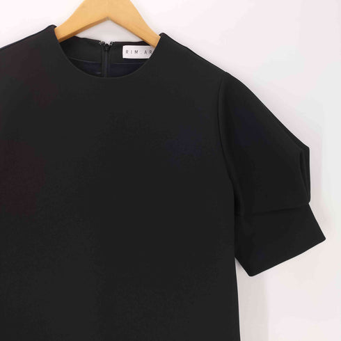 リムアーク RIM.ARK Tuck sleeve long OP タック スリーブ ロング ワンピース レディース JPN:38