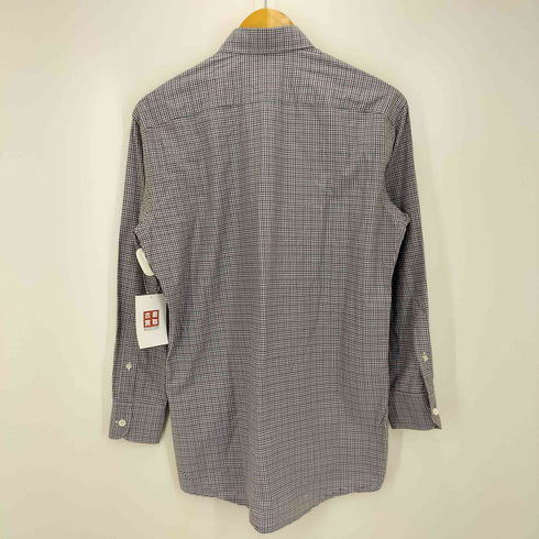 エルメネジルドゼニア Ermenegildo Zegna マイクロ チェック ボタンダウン シャツ メンズ import:S