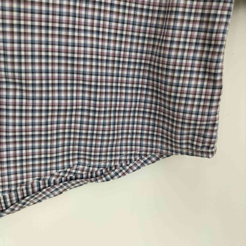 エルメネジルドゼニア Ermenegildo Zegna マイクロ チェック ボタンダウン シャツ メンズ import:S