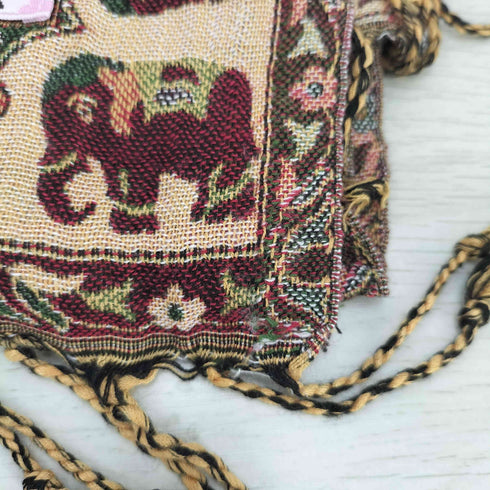 パシュミナ PASHMINA インド製 カシミヤ100% 総柄 ストール レディース