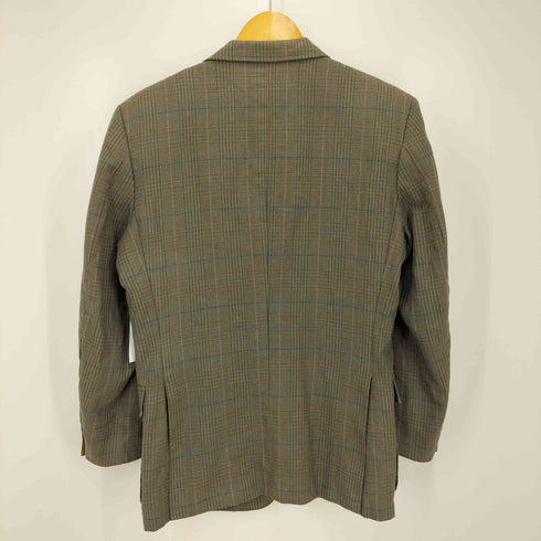 SCABAL カシミヤ 混 2B シングル ウール テーラード ジャケット メンズ 94A5