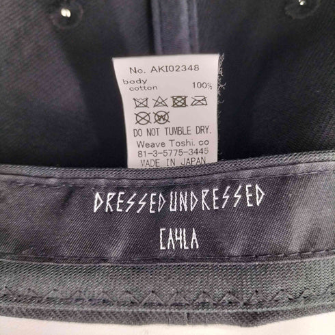 ドレスドアンドレスド DRESSEDUNDRESSED LOGO CAP ロゴキャップ メンズ