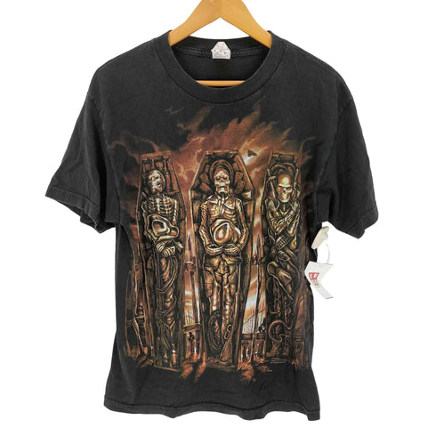 アルスタイル alstyle 90S スカル プリント 半袖Tシャツ メンズ M
