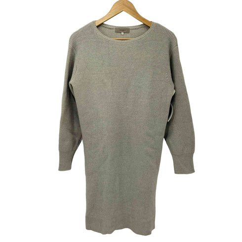 ジャスグリッティー JUSGLITTY 24AW ウールカシミヤニットワンピース レディース JPN:1