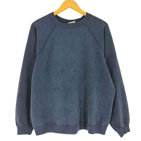 ヘインズ Hanes 90S USA製 ラグラン スウェット ブランク メンズ import:XL