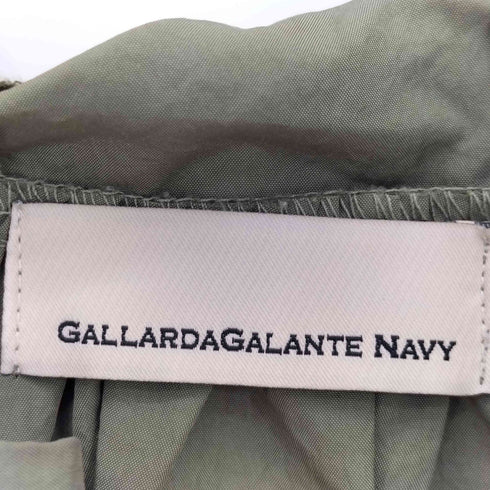 ガリャルダガランテネイビー GALLARDAGALANTE NAVY ギャザーライトブルゾン レディース FREE