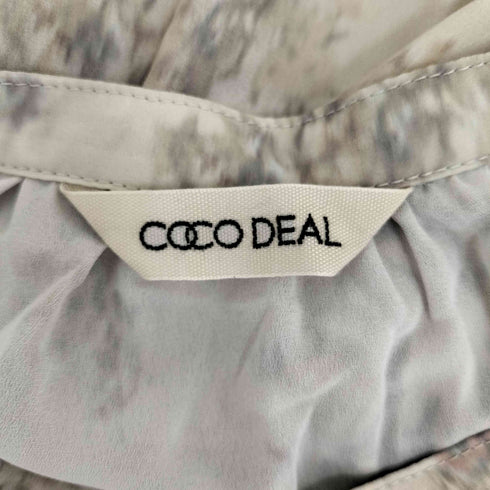 ココディール COCO DEAL 25AW フラワープリント プリーツ ティアード ワンピース レディース 1