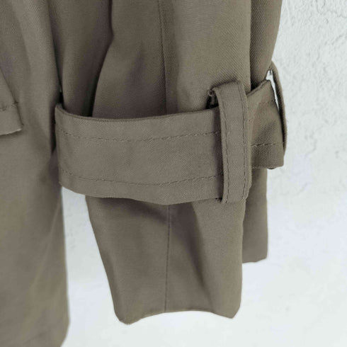 アルファインダストリーズ ALPHA INDUSTRIES コットン アクリルコーティング ミリタリー ショート トレンチコート メンズ L