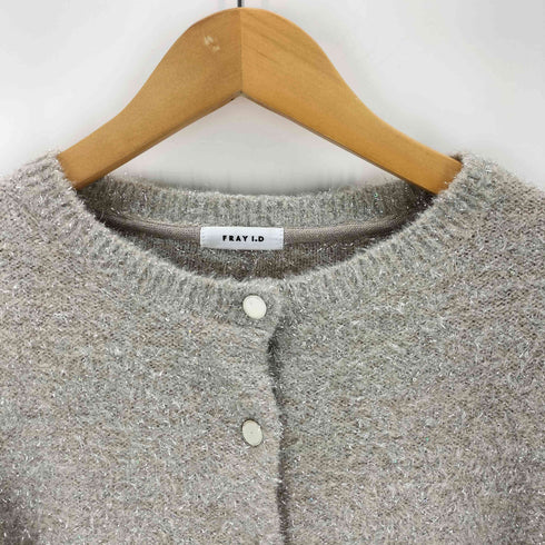 フレイアイディー FRAY I.D 24AW スパンコール ラメフェザー カーディガン レディース ONE SIZE