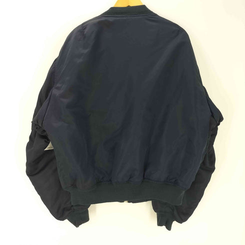 リーバイス LEVI STRAUSS&CO 90S MADE IN ITALY イタリア製 三角タグ EURO ユーロ MA-1 フライト ボンバー ジャケット ブルゾン メンズ import:XL