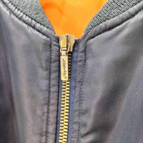 リーバイス LEVI STRAUSS&CO 90S MADE IN ITALY イタリア製 三角タグ EURO ユーロ MA-1 フライト ボンバー ジャケット ブルゾン メンズ import:XL