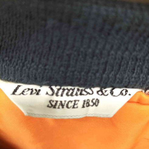 リーバイス LEVI STRAUSS&CO 90S MADE IN ITALY イタリア製 三角タグ EURO ユーロ MA-1 フライト ボンバー ジャケット ブルゾン メンズ import:XL