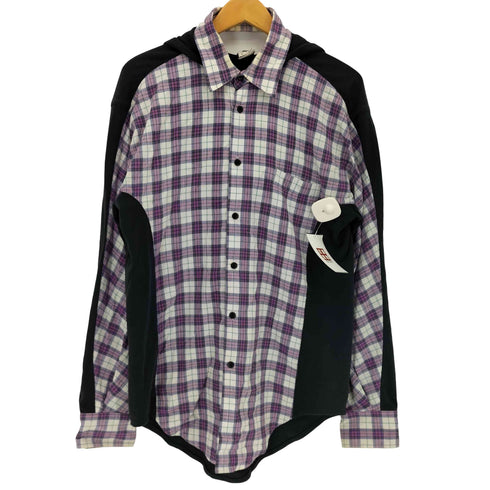 HOUSE OF THE VERY ISLAND'S ハウスオブザベリーアイランズ オーストラリア製 フーデッド切替チェックシャツ メンズ import:M