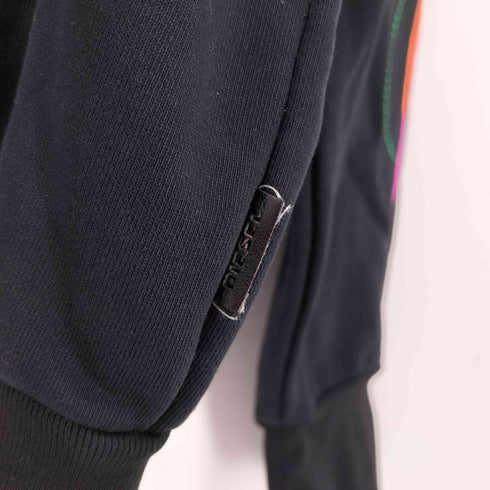 ディーゼル DIESEL S-ALBY-SC SWEAT-SHIRT ラスベガス プリント プルオーバーパーカー レディース