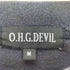 90s O.H.G DEVIL ワンホーン ゴースト デビル カジュアルロゴプリント半袖Tシャツ メンズ M