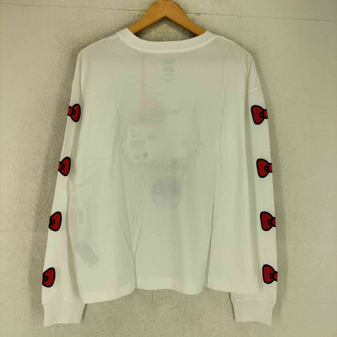 リーバイス Levis HELLO KITTY コラボ グラフィック オーバーサイズ 長袖 Tシャツ レディース M