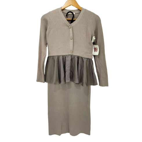 プロポーションバイボディードレッシング PROPORTION BODY DRESSING ペプラムナローニットSET UP レディース S