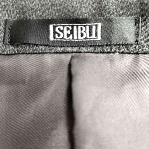 SEIBU ダブルブレスト テーラード ジャケット 2タック スラックス パンツ セットアップ メンズ