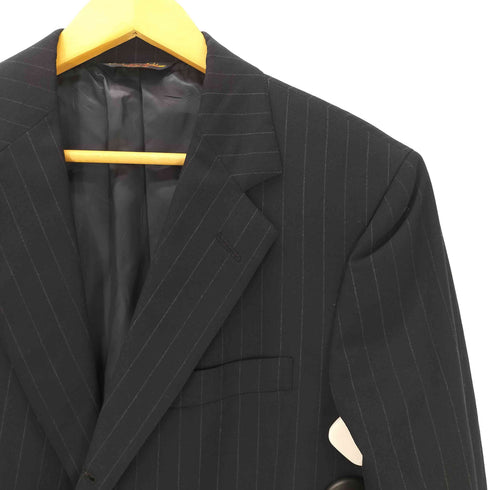 ブルックスブラザーズ BROOKS BROTHERS 90S USA製 三角タグ ストライプ ウール 3B テーラード ジャケット メンズ US:36