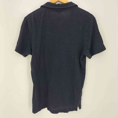 サンスペル Sunspel コットンリネン 半袖 スキッパーポロシャツ メンズ import:S