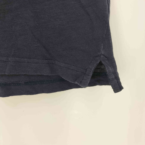 サンスペル Sunspel コットンリネン 半袖 スキッパーポロシャツ メンズ import:S