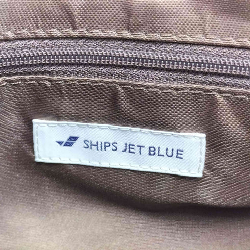 シップスジェットブルー SHIPS JET BLUE フェイクレザーショルダーバッグ メンズ