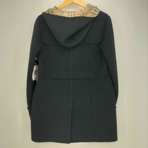 バーバリーロンドン BURBERRY LONDON 裏地ノバチェック ウールカシミヤ混 フーテッドコート レディース JPN:40