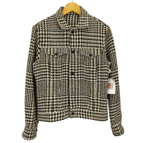 バグッタ Bagutta ハウンドトゥース ウール混 ブルゾン ジャケット メンズ import:S