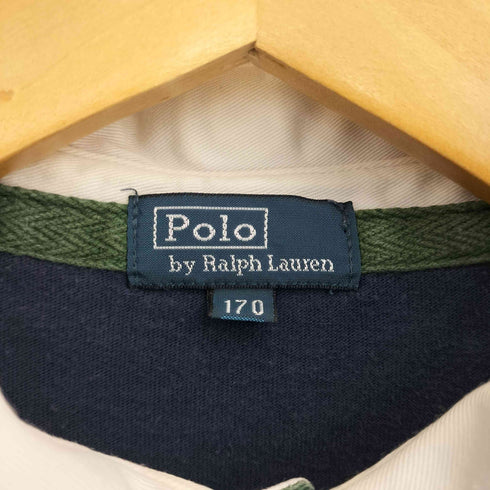 ポロバイラルフローレン Polo by RALPH LAUREN ビッグポニー刺繍 長袖ポロシャツ メンズ 170