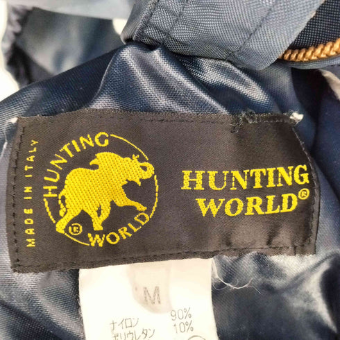 ハンティングワールド HUNTING WORLD パイル地ライナー付 ナイロン マウンテンパーカー メンズ M