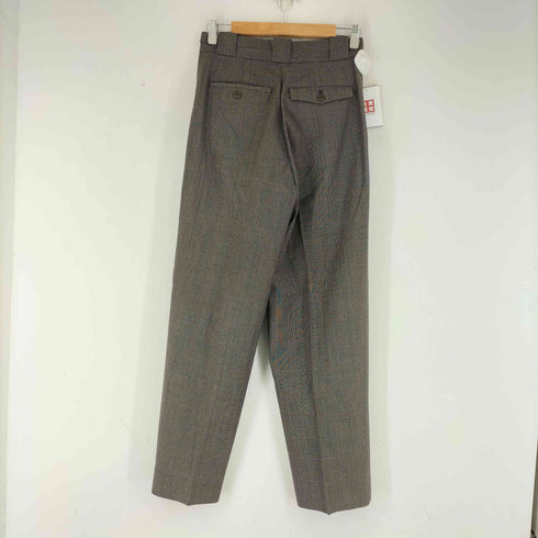 Olivier Massuger チェック柄 ダブルブレスト テーラード ジャケット 2タック スラックス パンツ セットアップ メンズ L/M