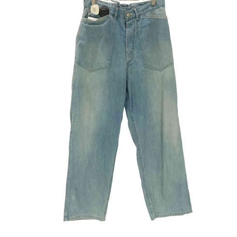 マーティーアンドサンズ MAATEE&SONS MILITARY DENIM M35 INDIGO FADE ミリタリー デニム パンツ インディゴ フェード メンズ JPN:2