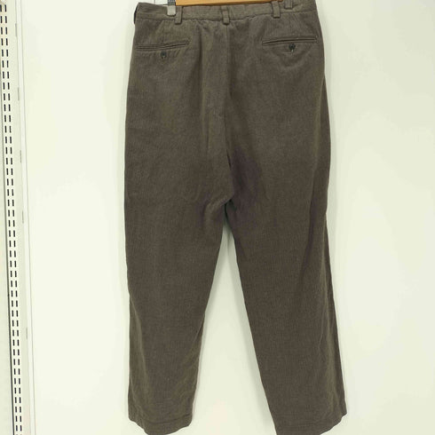 ポロバイラルフローレン Polo by RALPH LAUREN 90S Cotton Herringbone 2Tuck Wide Dress Trousers コットン ヘリンボーン 2タック ワイド ドレス トラウザー スラックス パンツ メンズ 36×30