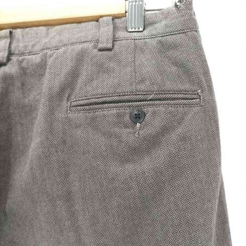 ポロバイラルフローレン Polo by RALPH LAUREN 90S Cotton Herringbone 2Tuck Wide Dress Trousers コットン ヘリンボーン 2タック ワイド ドレス トラウザー スラックス パンツ メンズ 36×30