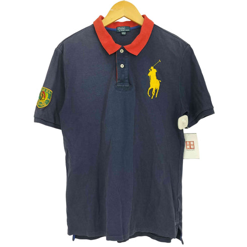 ポロバイラルフローレン Polo by RALPH LAUREN ビッグポニー刺繍 半袖ポロシャツ メンズ import:XL