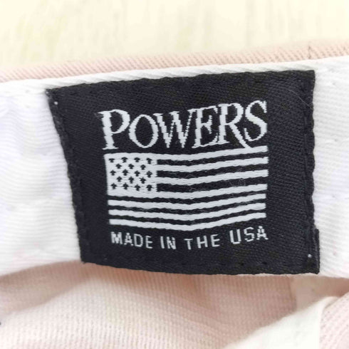 パワーズ POWERS USA製 刺繍 6パネル キャップ メンズ