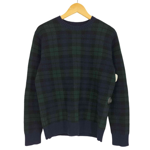 ポロラルフローレン POLO RALPH LAUREN ブラックウォッチ ウールクルーネックニット メンズ import:S