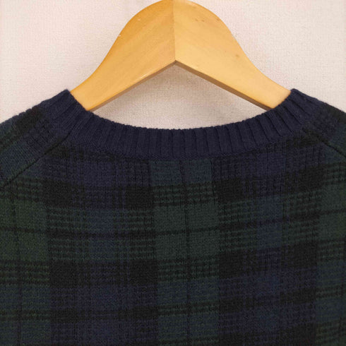 ポロラルフローレン POLO RALPH LAUREN ブラックウォッチ ウールクルーネックニット メンズ import:S