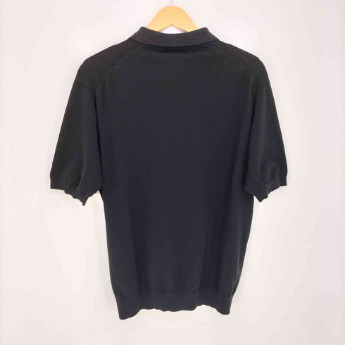 ユナイテッドアローズ UNITED ARROWS コットン ポリエステル ショートスリーブ ニット ポロシャツ ―COZY― ウォッシャブル 抗菌防臭 メンズ JPN:L