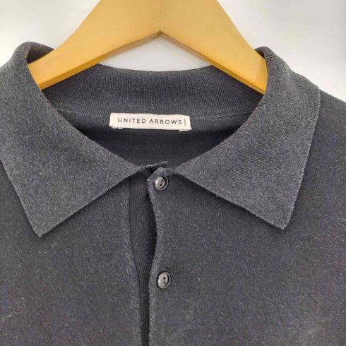 ユナイテッドアローズ UNITED ARROWS コットン ポリエステル ショートスリーブ ニット ポロシャツ ―COZY― ウォッシャブル 抗菌防臭 メンズ JPN:L