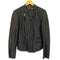 ポールスミス Paul Smith 裏地 総柄 シープスキン ノーカラー ダブル ライダース ジャケット メンズ import:M