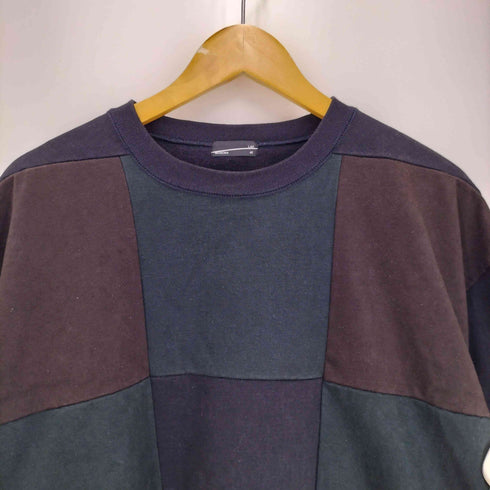 ラッドミュージシャン LAD MUSICIAN CREW NECK BIG SWEAT パネル クルーネック スウェット メンズ JPN:42