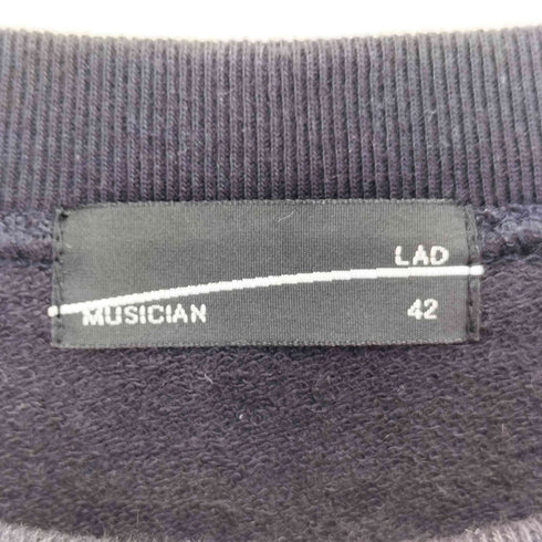 ラッドミュージシャン LAD MUSICIAN CREW NECK BIG SWEAT パネル クルーネック スウェット メンズ JPN:42