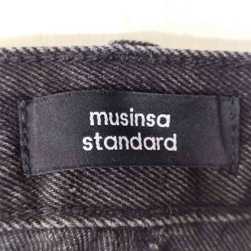 MUSINSA STANDARD 立体裁断 ワイド デニム パンツ メンズ 31