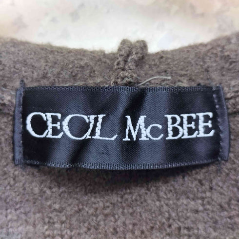 セシルマクビー CECIL McBEE ウールジップパーカー Y2K 平成 森ガール レディース